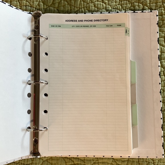 Address Notebook - 9” X 7” - Picture 5 of 7